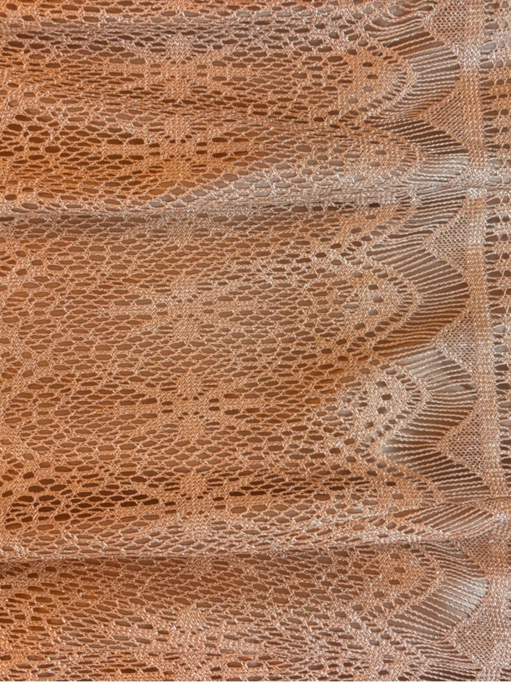 ⭐️NWT Jessica Simpson Crochet Fringe Dress Size 4 Taupe Boho Festival Beach Mini - Picture 8 of 16